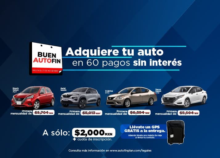 Arranca tu plan con buen autofin